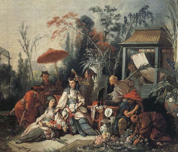 Francois Boucher The Chinese Garden China oil painting art